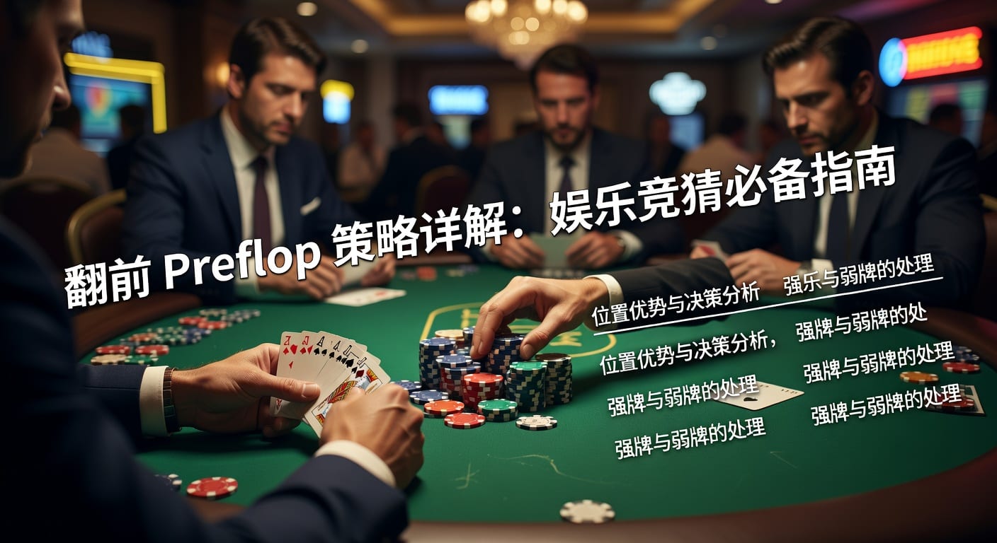 翻前 preflop：起手牌范围与实战决策框架